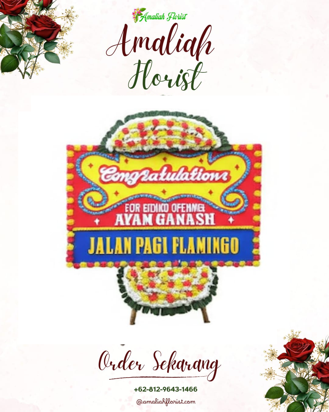 Sewa Papan Bunga Galur